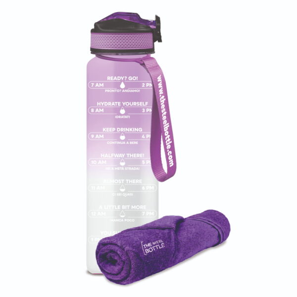 MWB CON ASCIUGAMANO 1L #5 ICE & PURPLE